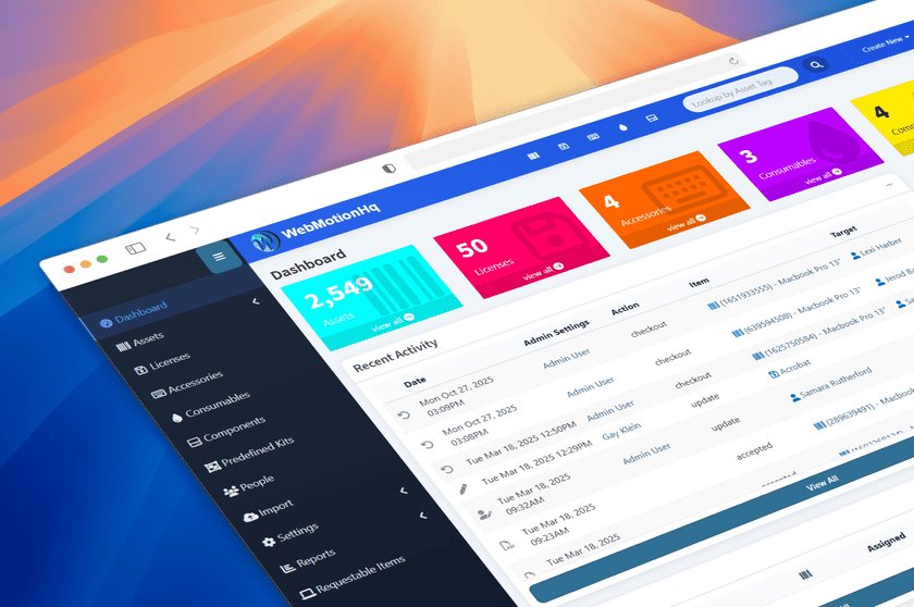 Asset and Inventory Management System screenshot